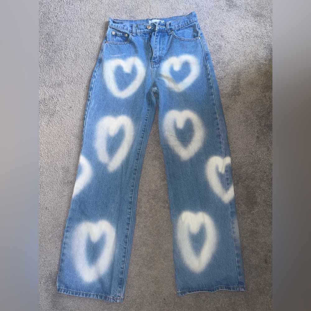 Adika Heart Jeans Size Small